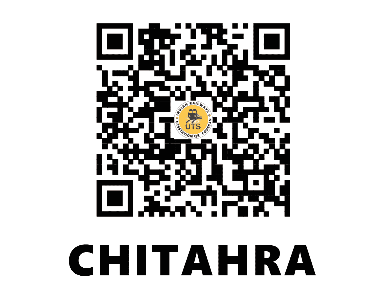 UTS QR Code for CHITAHRA - CTHR - WC (MADHYA PRADESH)